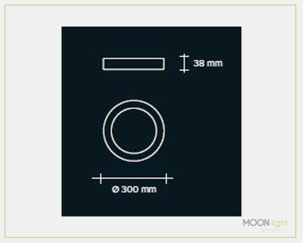 Lampada Tondo LED 24W – 1606LM - 3000K