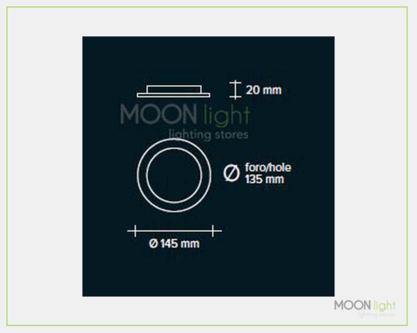 Panel Tondo LED 9W – 594LM - 4000K