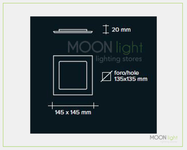 Panel Quadro LED 9W – 594LM - 4000K